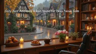 December Rainy Day with Switzerland Ambience |Cozy Jazz Music for Study, Work and Reading Book