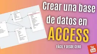 Como crear una base de datos en ACCESS (F&aacute;cil y desde cero)