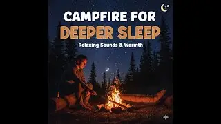 🔥 Campfire Sounds for Deep Sleep | Relaxing Night Ambience