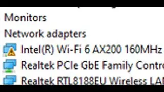 Исправление ошибки &laquo;Не работает адаптер Intel WiFi 6 AX200 160 МГц&raquo; с кодами 10/43/56/39