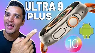 SMARTWATCH ULTRA 9 PLUS COM LOJA DE APLICATIVOS E JOGOS - U9 ULTRA PLUS REVIEW COMPLETO - U9 PLUS!
