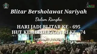 Blitar Bersholawat Nariyah Bersama Gus Shon