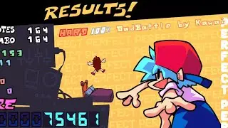 Fnf 100% DadBattle + win screen