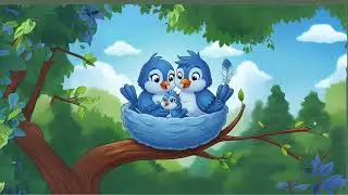 The Blue Nest 🦜| English Moral Stories | Fun Fact + Song