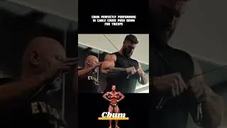 Cbum: Лучший способ выполнить жим на блоке с перекрестными движениями #cbum #мотивация #бодибилдинг
