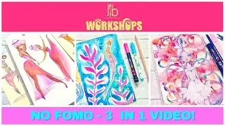 NO FOMO - jlbCREATIVE WORKSHOPS 3 in 1!