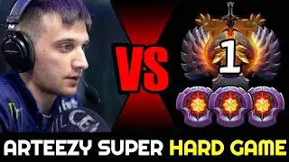 ARTEEZY Monkey King Super Hard Game &mdash; vs 3x Master Tier & TOP 1 MMR 7.28 Dota 2