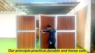 Horse Stable Front Designed for Cold Area