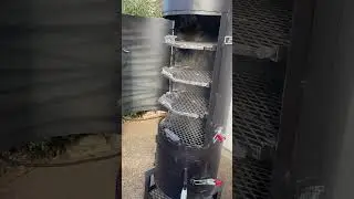 Wędzarnia z 50 galonowym zbiornikiem na gorącą wodę #bbq #masterbuiltsmoker #welding #smokergrill