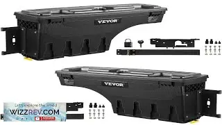 VEVOR Truck Bed Storage Tool Box Lockable for Tundra 2007 2021 Left