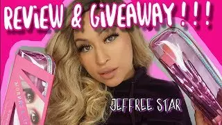 Jeffree Star  x MORPHE BRUSHES COLLAB REVIEW AND GIVEAWAY ! ! !