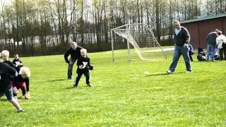 Lily's First T-Ball hit