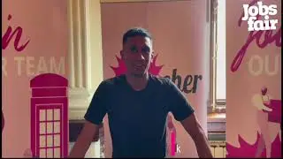 Wowcher at the London Stratford Jobs Fair on Friday 11th August 2023.
