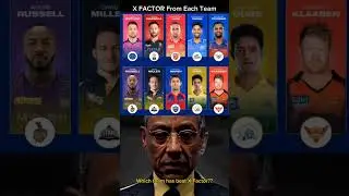 which team has best x factor player #cricket #ipl #ipl2024