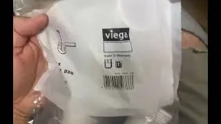 Сифон трубный 1 1/2х50, для моек, с горизонтальным отводом, Viega 7985, 107888