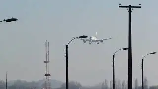 Primer aterrizaje LAN Boeing 787 Dreamliner en Santiago