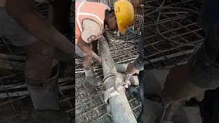 Pipeline Rmc Concrete #shorts #construction #building #concrete #pump #short