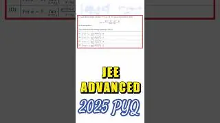 JEE 2025 PYQ #maths #jeeproblems #exam #engineeringentranceexam #jee #jeeadvanced #jeemains #iit#nit