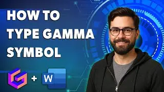 Как набрать символ гамма в Word [Руководство 2025]