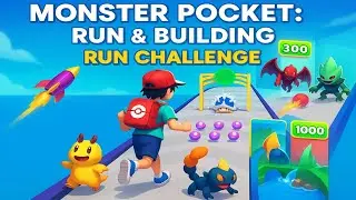 Monster Pocket: Run & Building 🐲🏃&zwj;♂️ | Monster Catching Gameplay (Android)