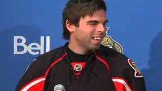 Pascal Leclaire press conference, Ottawa Senators