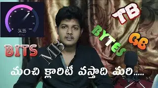 Storage Capacities explained in Telugu || KB MB GB TB and speeds explained.