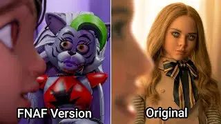Fanmade FNAF posters compared to their originals