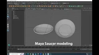 Maya Saucer modeling tutorial.