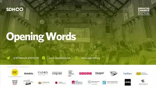 Virtual SDGC20 | Opening Words