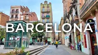Vila de Grácia - Barcelona, Spain Neighborhood Walking Tour [4K]