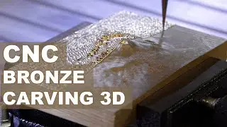 Vesuvio Bronze Carving 3D con CNC | Boss Beaver & LabMec