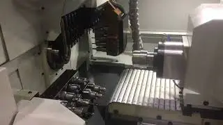 6-axis swiss type cnc lathe