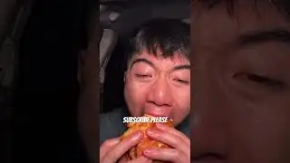 Best burger I ever had in my life  #shorts #mukbang #youtubeshorts ￼ #butterburger #mrbeastburger