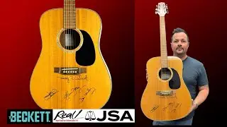 The Eagles Group Signed Takamine Acoustic Guitar with Beckett, JSA & Epperson/REAL LOAs