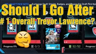 #maddenmobile21 #maddenmobile Should I Go After # 1 Overall Pick Trevor Lawrence?| Madden Mobile 21