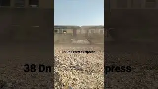 Guess the speed 😍🚅 Enjoy the train action ✨ #foryou #trainaction #fareedexpress #geu20 #1millionview