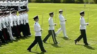 ADFA CDF Parade 2009 - Officer Cadets & Midshipmen marching past in slowtime