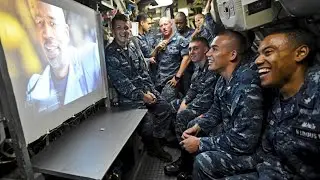 How Submarine Sailors Watch Movies Deep Under Enemy Waters