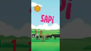Berhitung Sapi 🐄🐂🐮 Belajar mengenal Hewan #shorts #short #shortvideo
