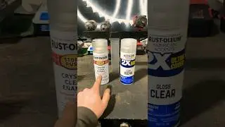 Какой прозрачный лак 1K вы бы выбрали?! #diy #rustoleum #spraypaint