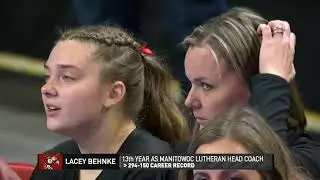 WIAA 2024 Div.  4 Girls State Volleyball Championships Regis vs  Manitowoc Lutheran