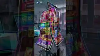 55 Inch S-Curved Design gaming machine for casino