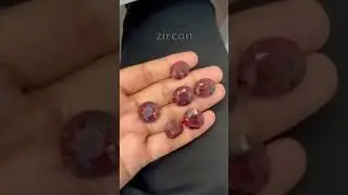 Red Zircon &ndash; Rare, Radiant, Remarkable.#gemquality #redgems #redzircon #naturalgems #preciousstones