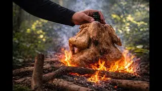 JUGOSO Pollo Cocinado al Aire Libre en el Bosque | Outdoor Cooking