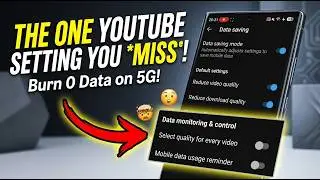 The YouTube Data Saver Setting Most Users Never Use (Save Mobile Data Instantly!)
