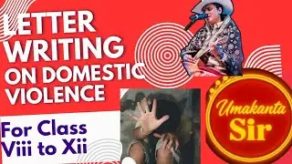 Letter writing on Domestic Violence and Zubeen Garg/in Assamese description 
