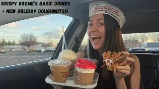 Krispy Kreme&rsquo;s Basic Drinks + NEW Halloween & Thanksgiving Doughnuts!! ☕️🍩 2021