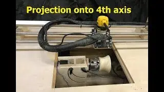 GrblGru: How to project a drawing onto 4th axis