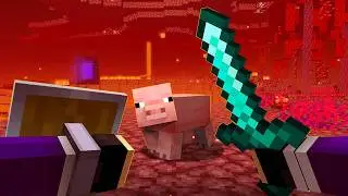 СВИНЬЯ чуть не положила конец моей УЛЬТРА ХАРДКОРНОЙ серии Minecraft.