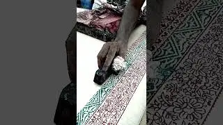 Process of Dabu printing #blockprinting